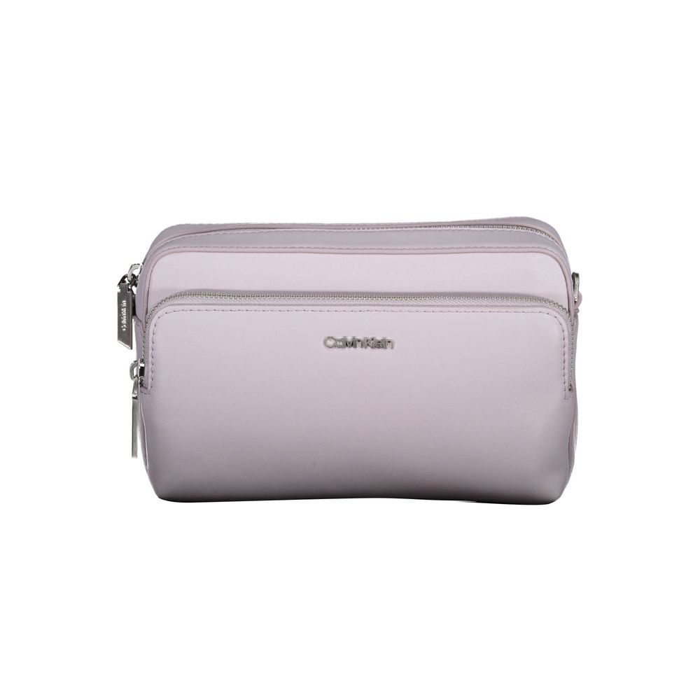 Purple Polyester Handbag