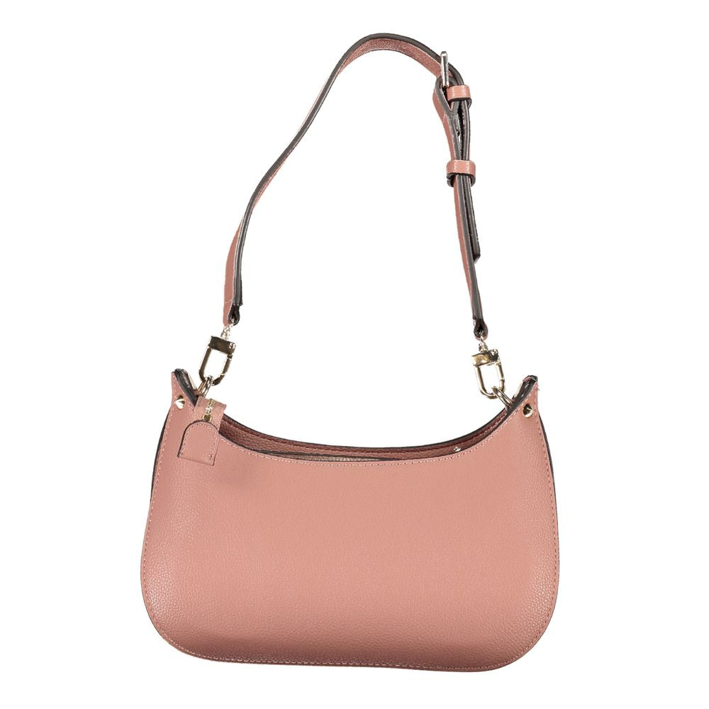 Pink Polyethylene Handbag