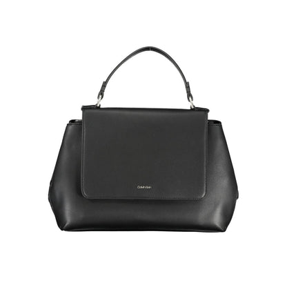 Black Polyester Handbag