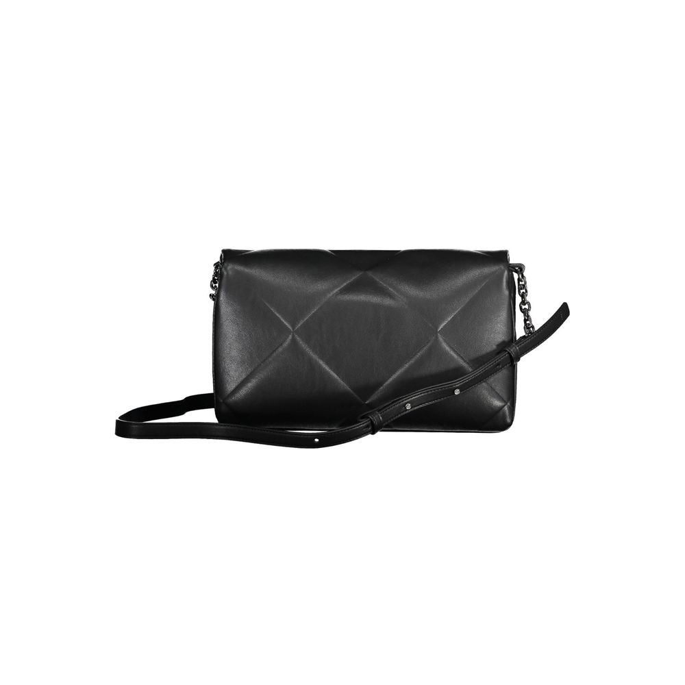 Black Polyester Handbag