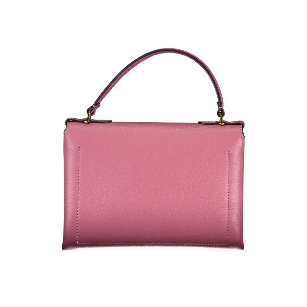 Pink Leather Handbag