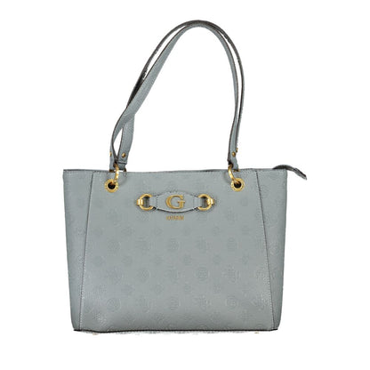 Light Blue Polyethylene Handbag