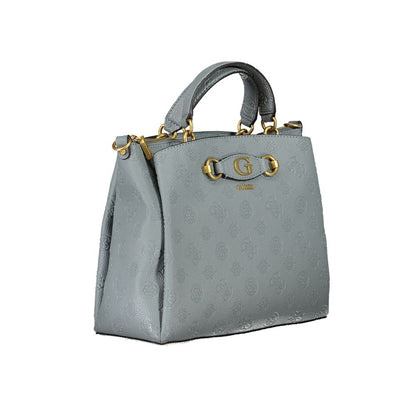 Light Blue Polyethylene Handbag