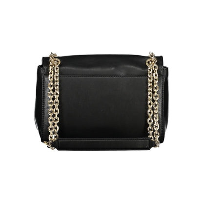 Black Polyester Handbag