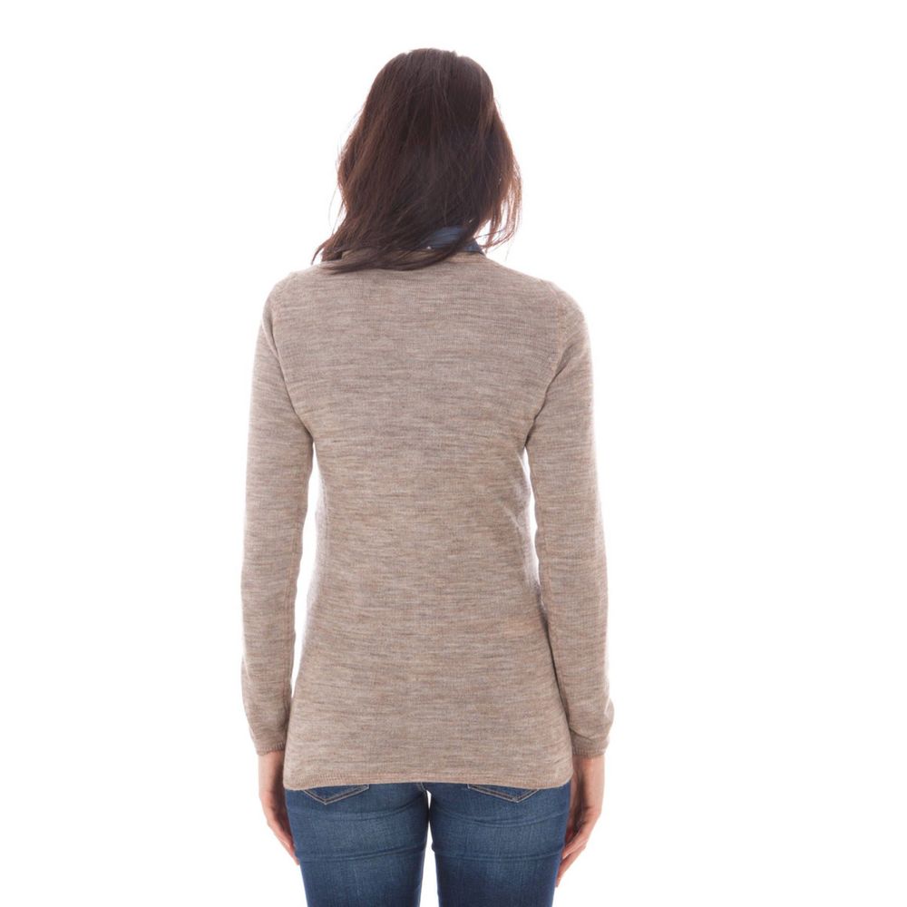 Beige Wool Sweater