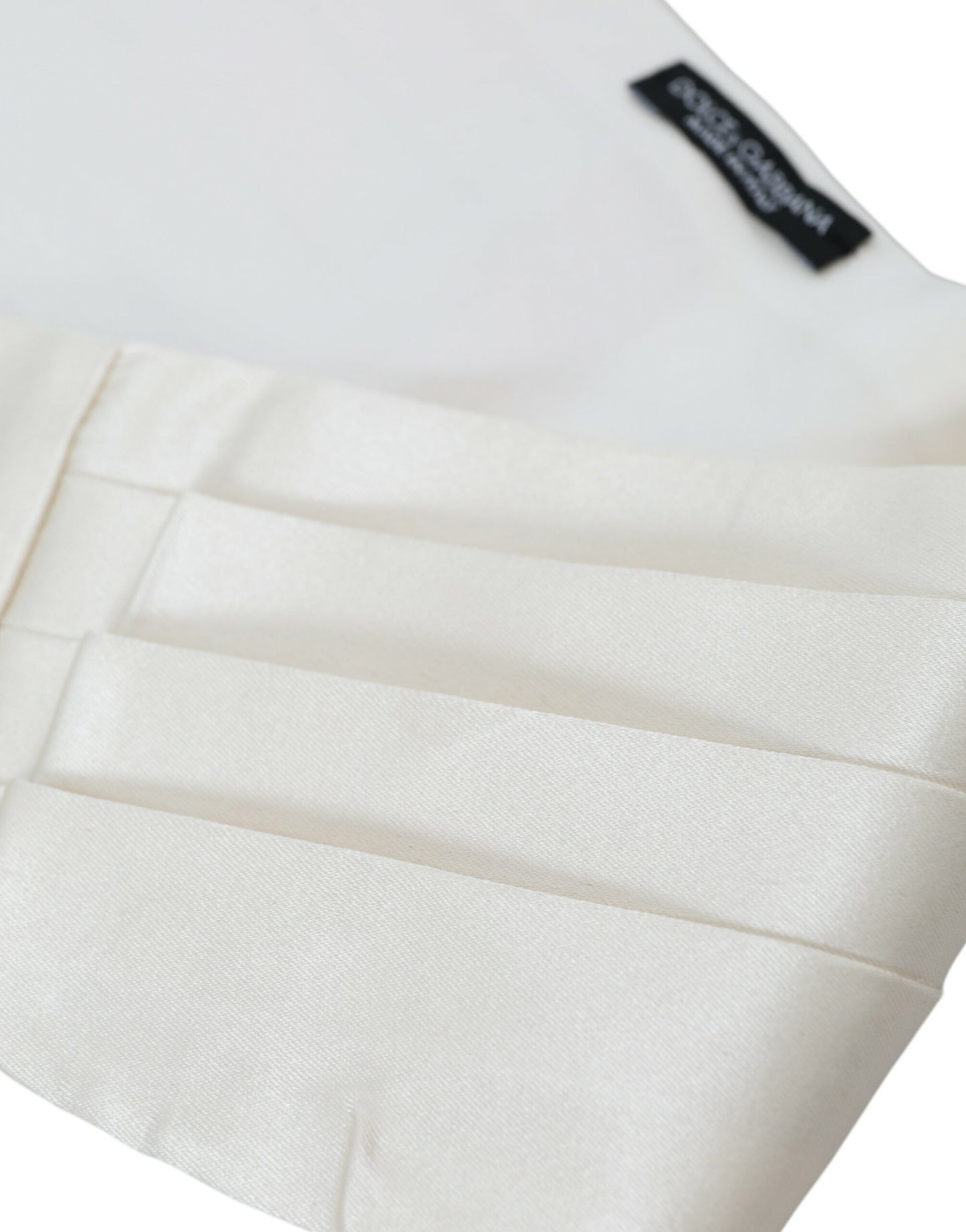 White Men Wide Waist Silk Belt Cummerbund