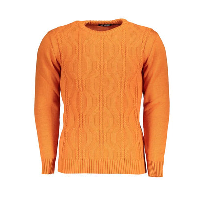 Orange Fabric Sweater