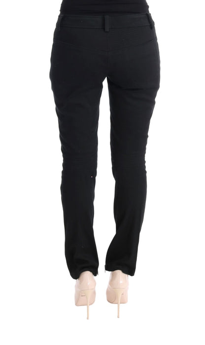 Chic Black Slim Fit Trousers