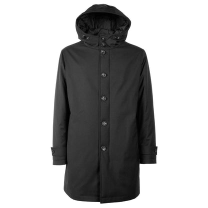 Black Virgin Wool Men's Jacket