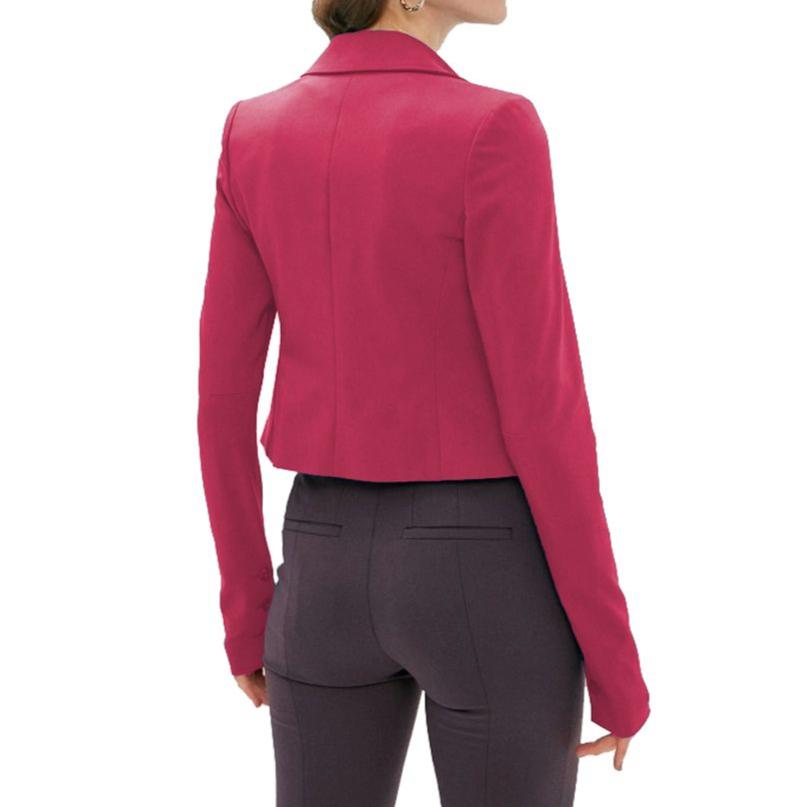 Elegant Fuchsia Blazer Jacket