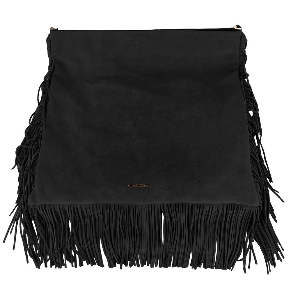 Chic Suede Fringe Crossbody Bag