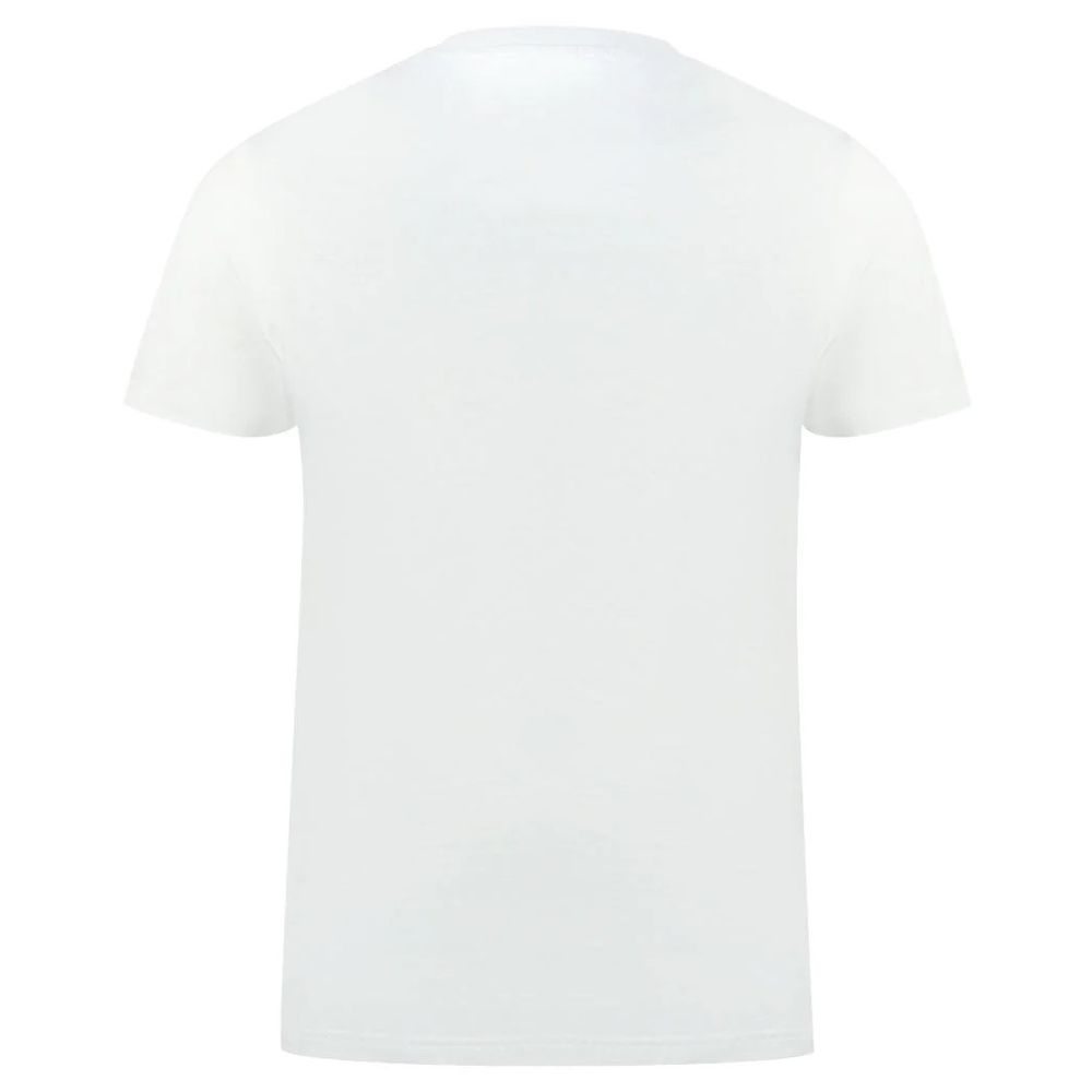 White Cotton Men's T-Shirt