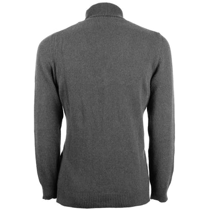 Gray Cashmere Men Sweater