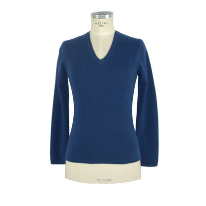 Blue Cashmere Women Sweater