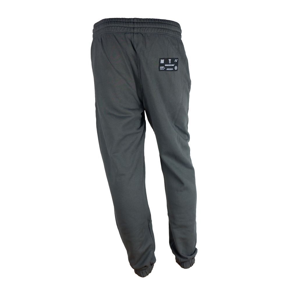 Gray Cotton Men's Track Pant