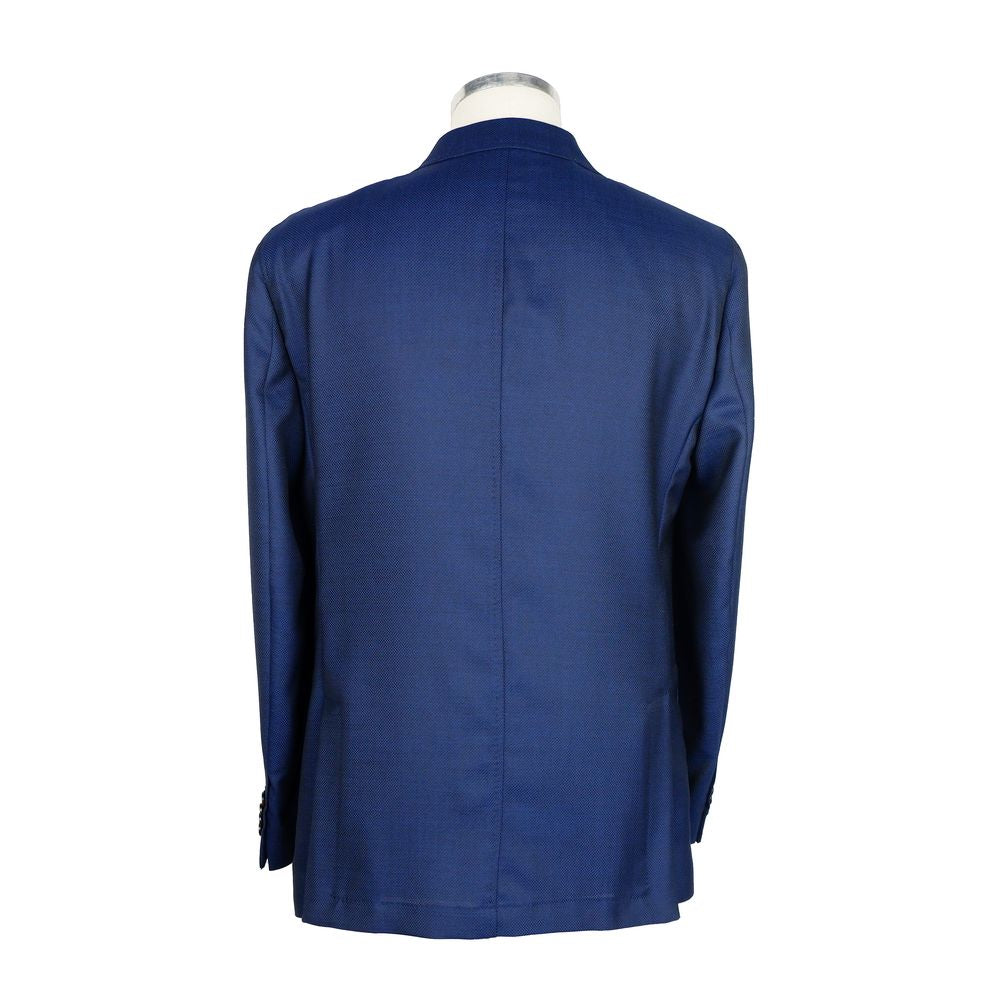 Blue Wool Men's Blazer