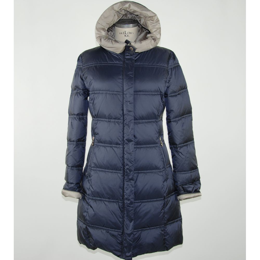 Blue Polyester Women Jacket