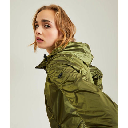 "Green Polyamide Women's Jacket"