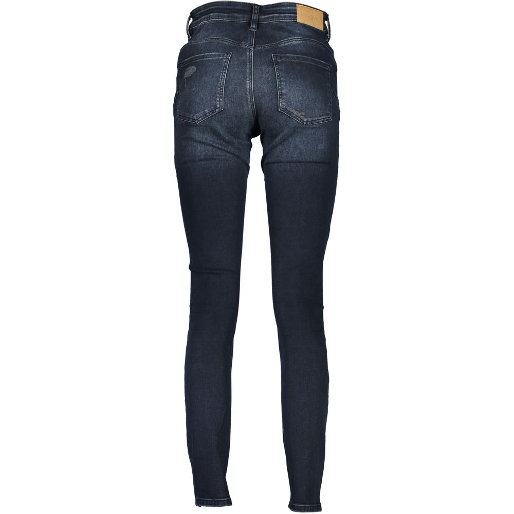 Blue Cotton Jeans & Pant