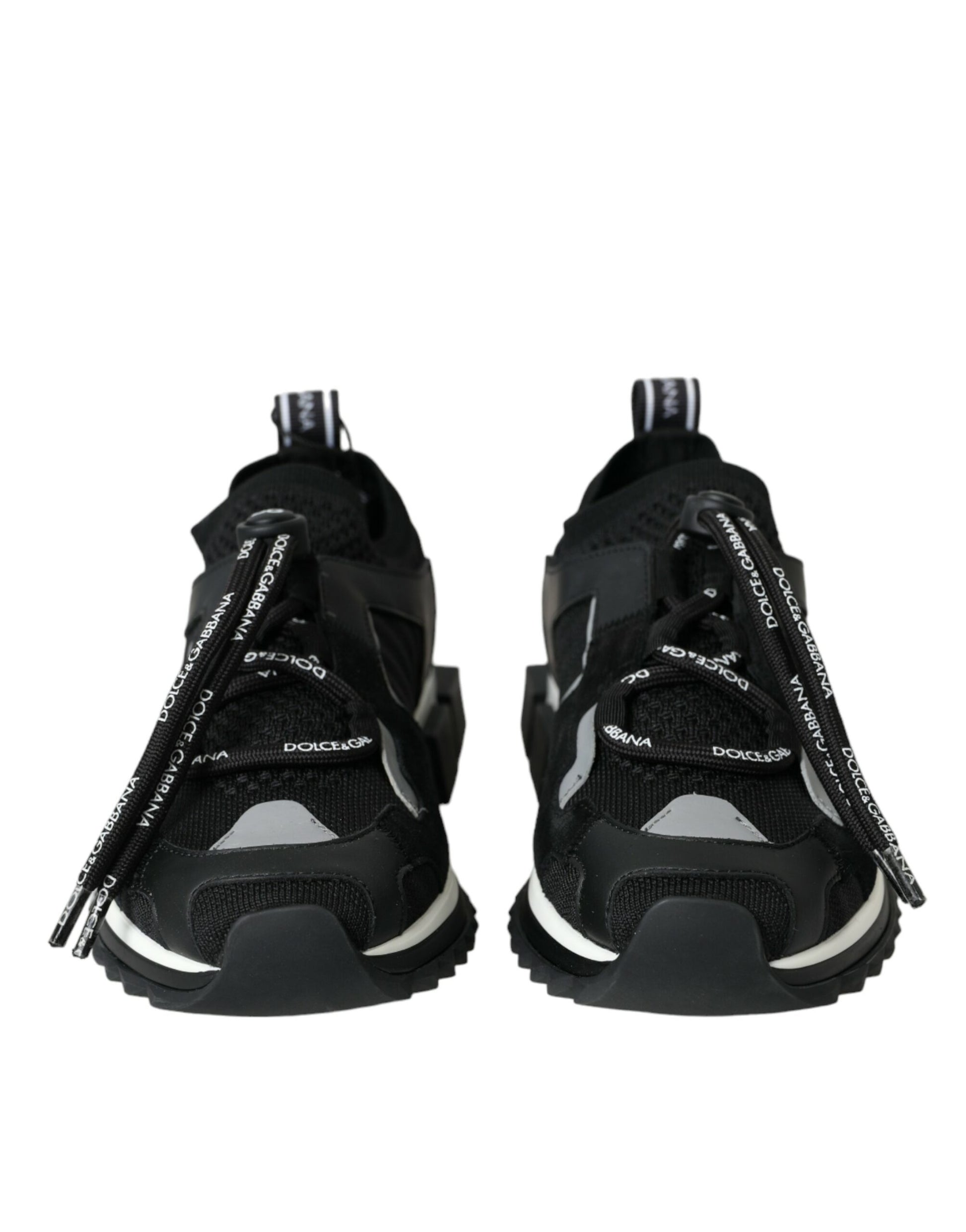 Black Mesh Sorrento Trekking Sneakers Shoes