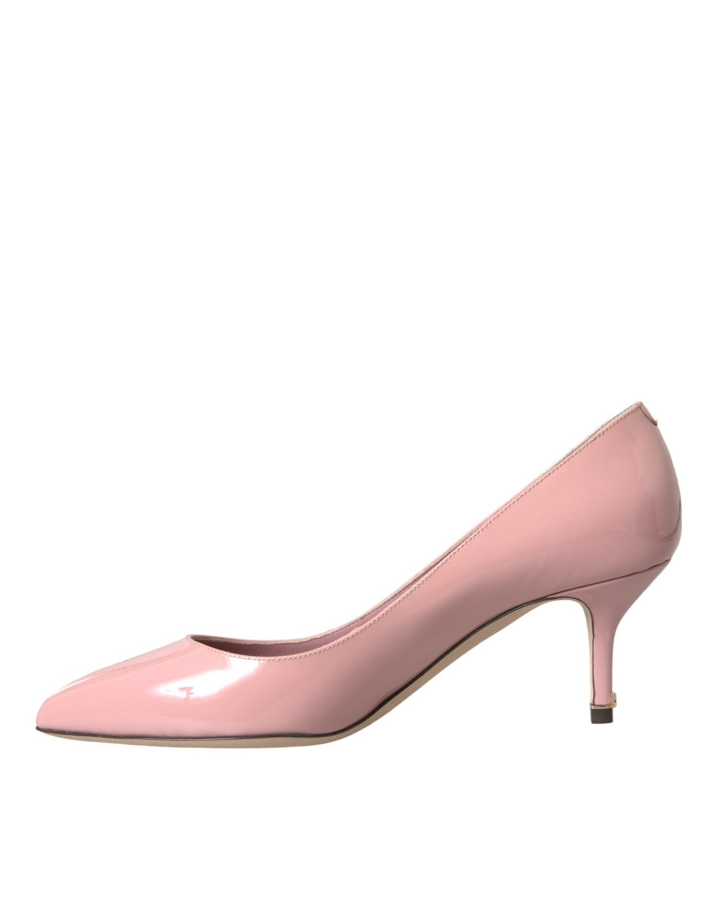 Light Pink Patent Leather Heels Pumps Shoes