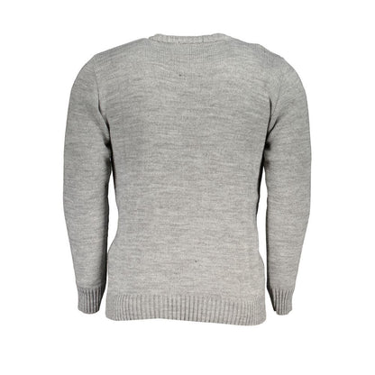 Gray Fabric Sweater