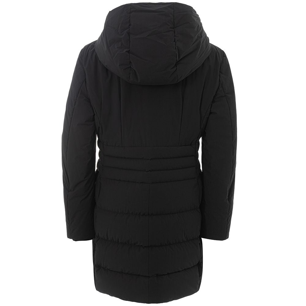 Elegant Black Polyamide Jacket for Women