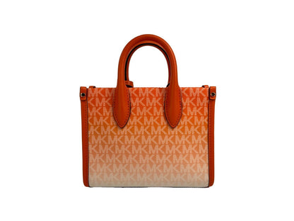 Mirella XS Leather Top Zip Shopper Tote Bag