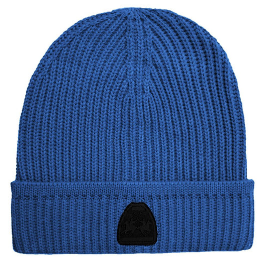 Light Blue Acrylic Men Beanie