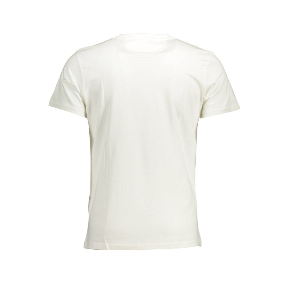 White Cotton Men T-Shirt