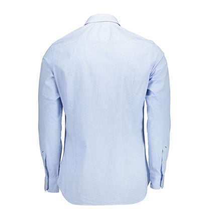 Light Blue Cotton Men Shirt