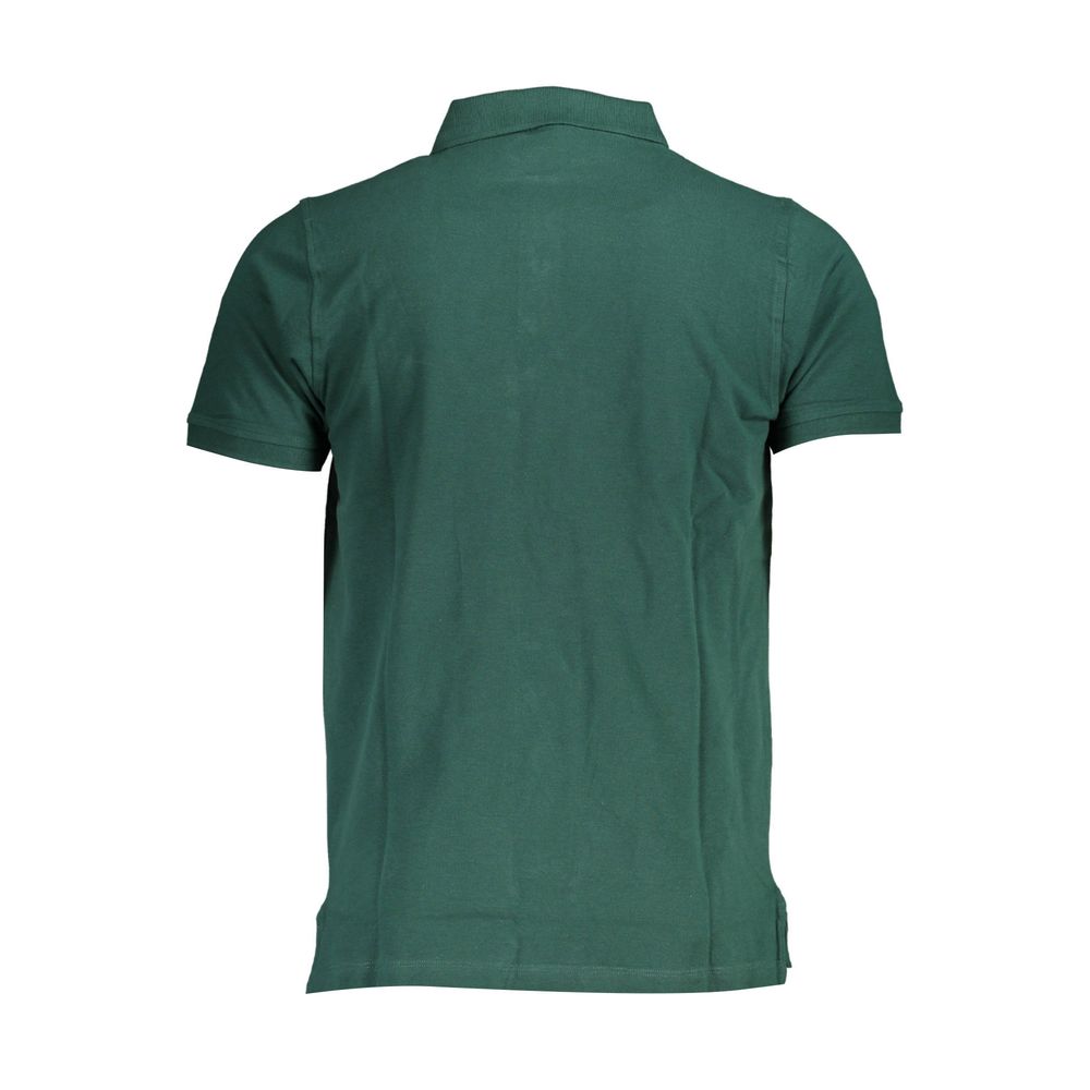 Green Cotton Polo Shirt