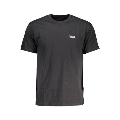 Black Cotton Men T-Shirt