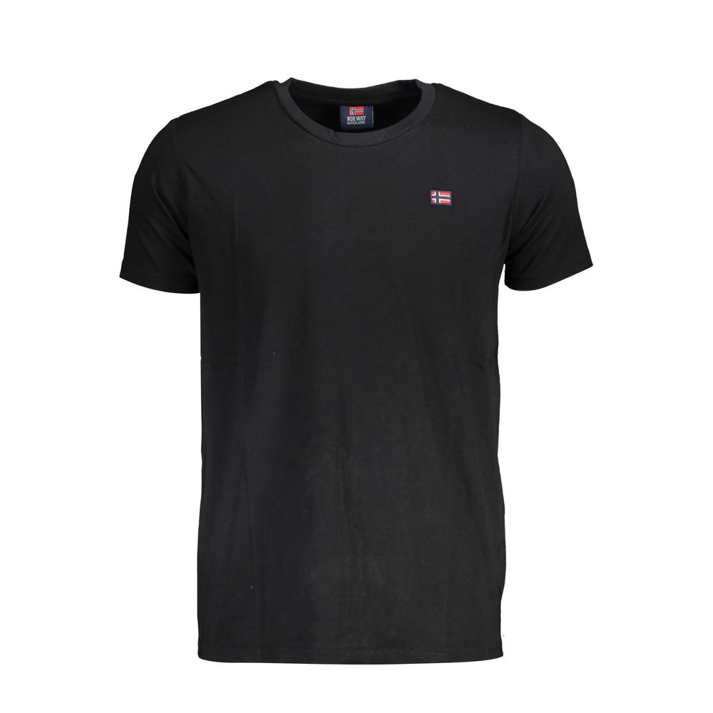 Black Cotton T-Shirt