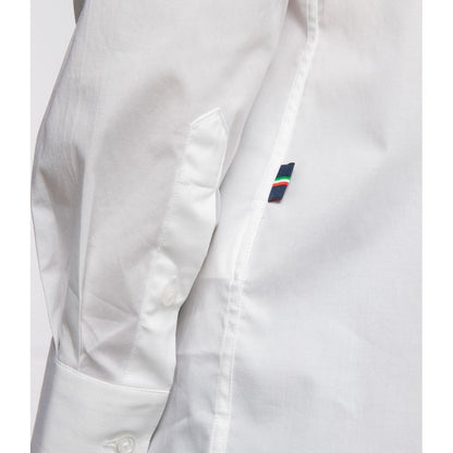 White Cotton Men's Shirt