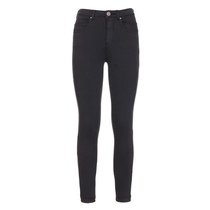 Black Cotton Women's Jeans