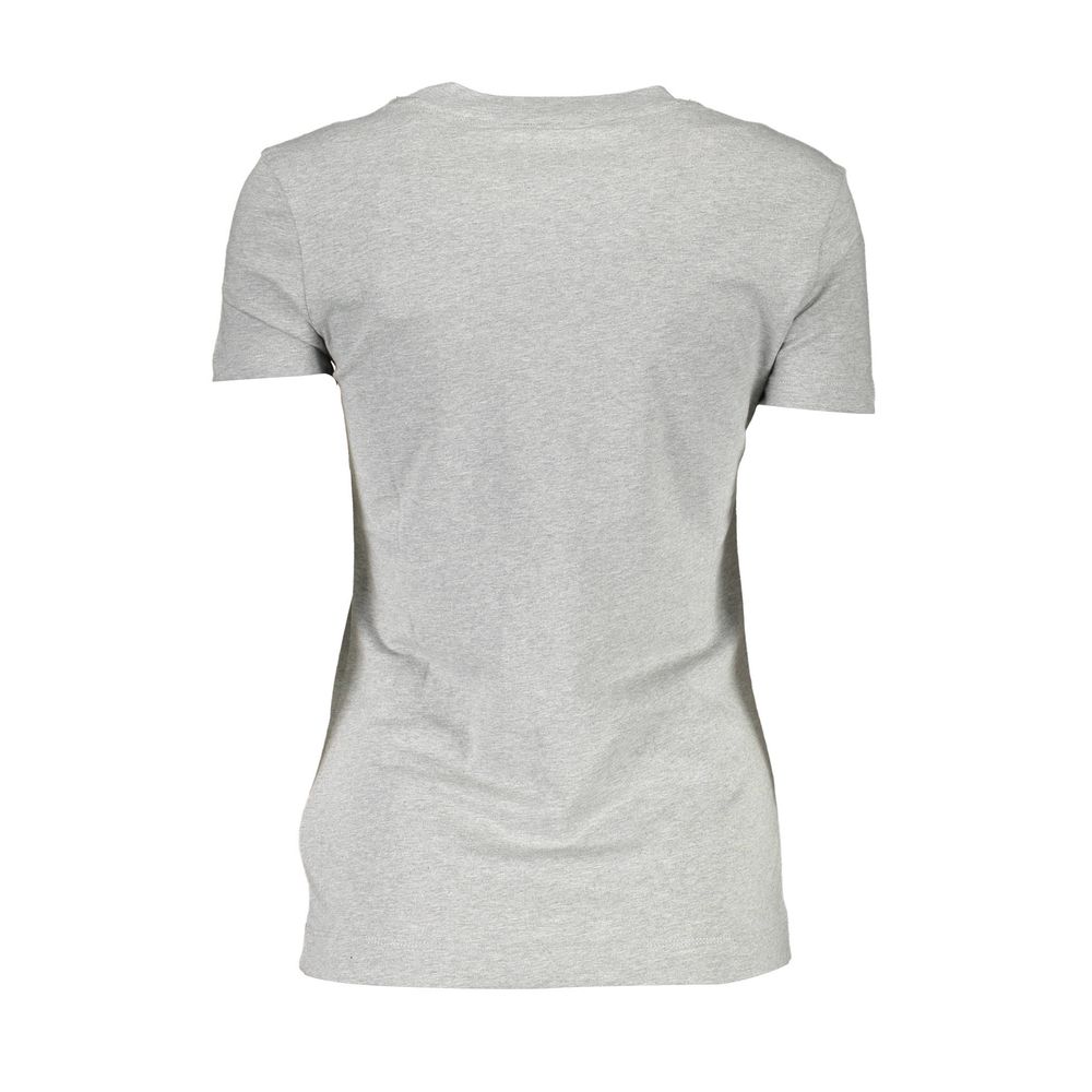 Gray Cotton Women Top