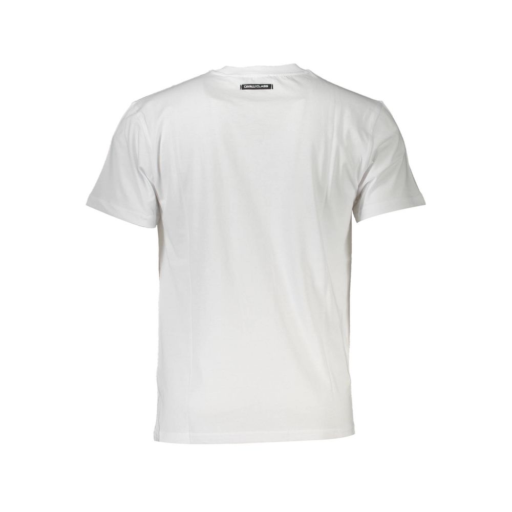 White Cotton Men T-Shirt