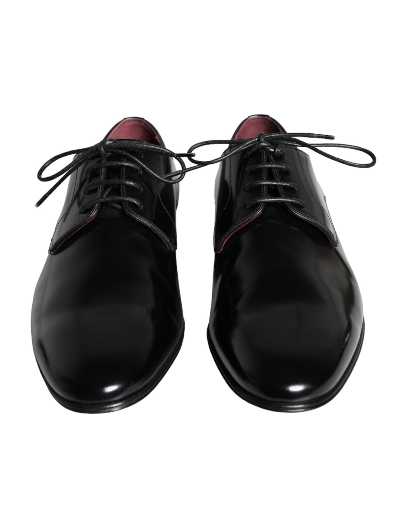 Black Calfskin Leather Derby Dress Men Shoes