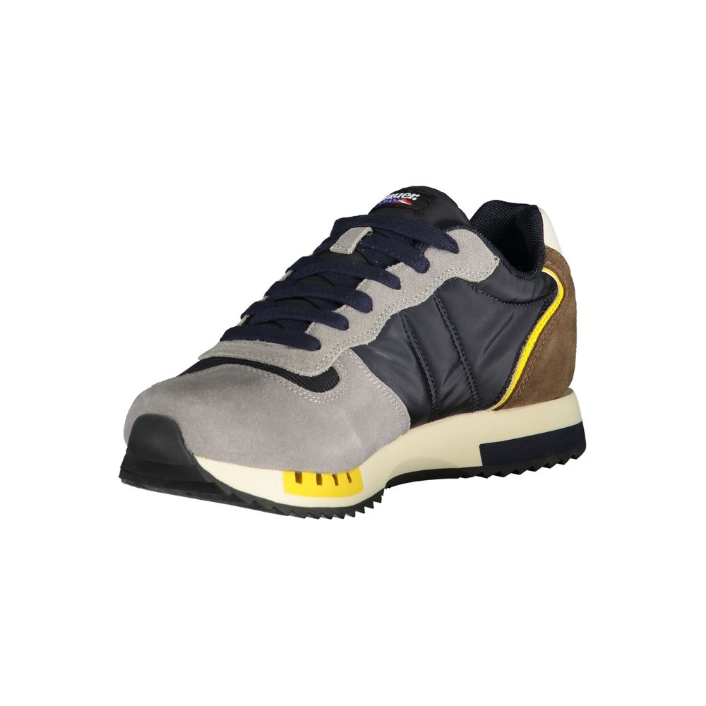 Gray Polyester Sneaker