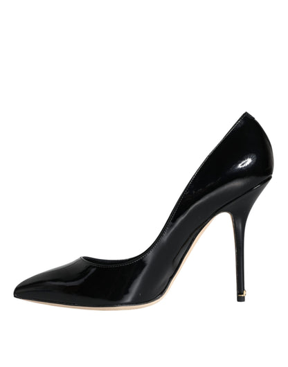 Black Patent Leather Bellucci Pumps Heels Shoes