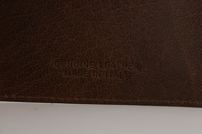 Elegant Leather Men's Wallet in Brown