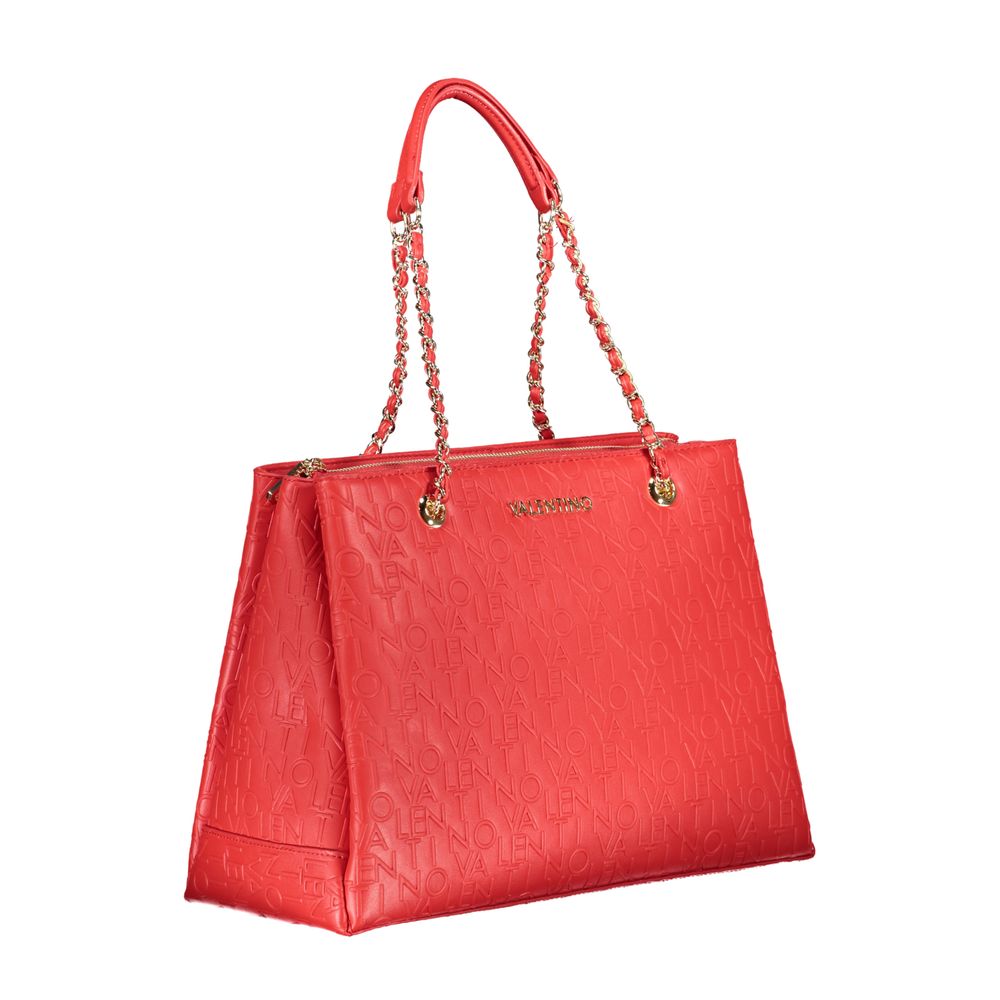 Red Polyethylene Handbag