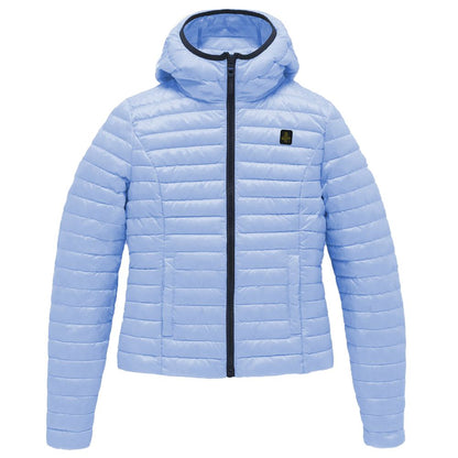 Light Blue Polyamide Jackets & Coat