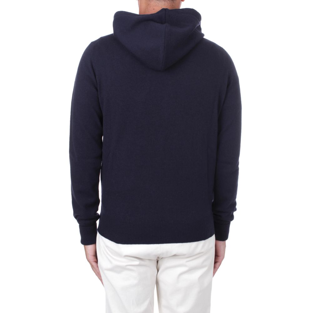 Blue Wool Vergine Sweater