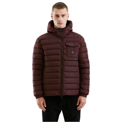 Red Nylon Men's Jacket