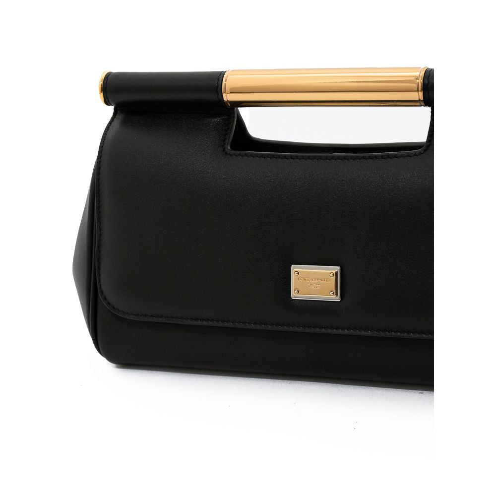 Black Leather Handbag