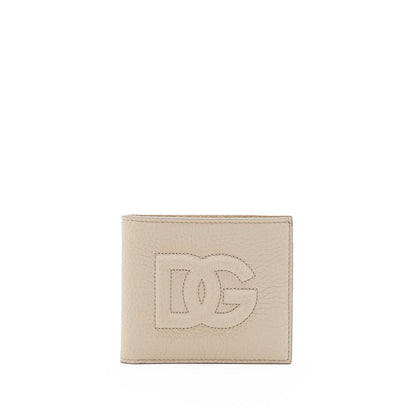 Beige Leather Wallet