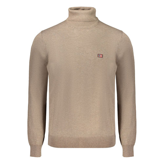 Brown Polyester Sweater