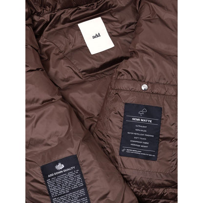 Brown Polyamide Jackets & Coat